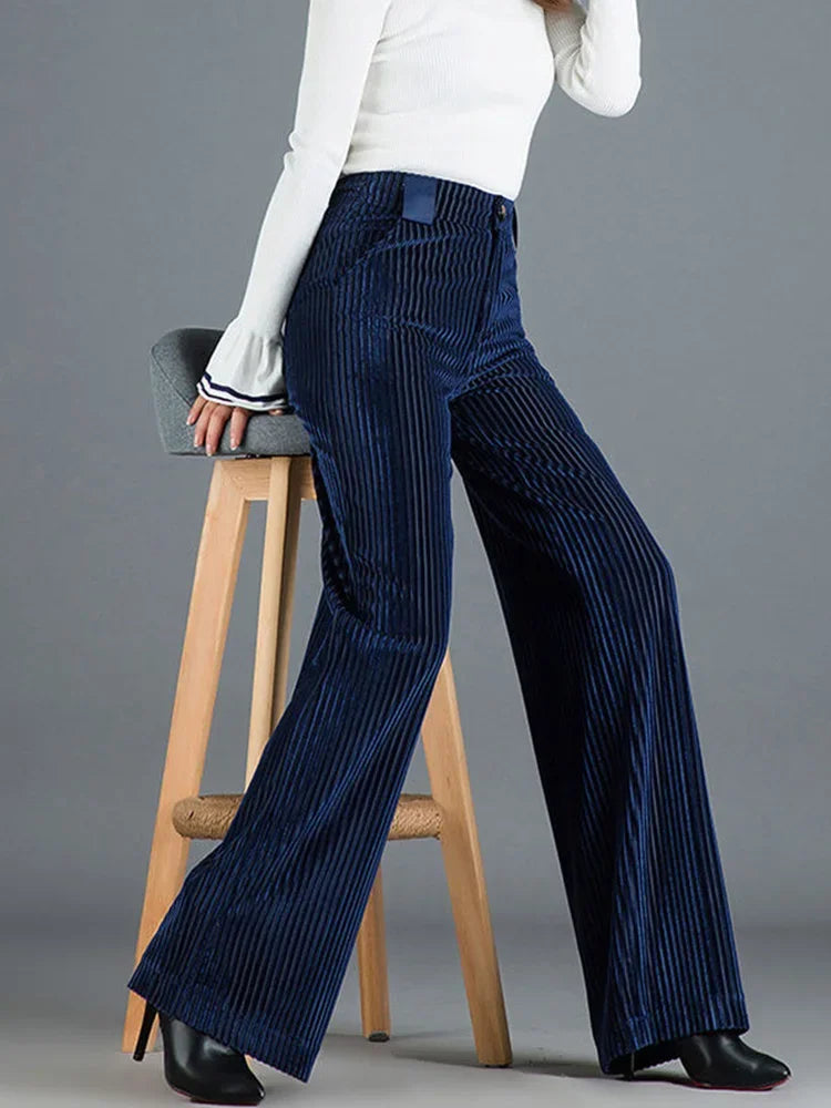 Elena | Pantaloni in Velluto a Costine